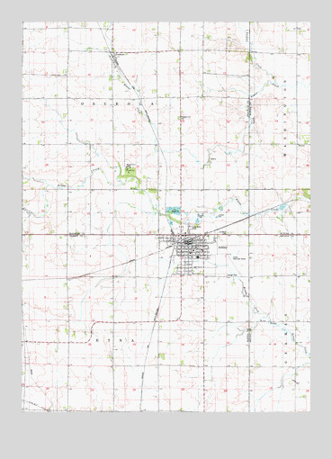 Ackley, IA USGS Topographic Map