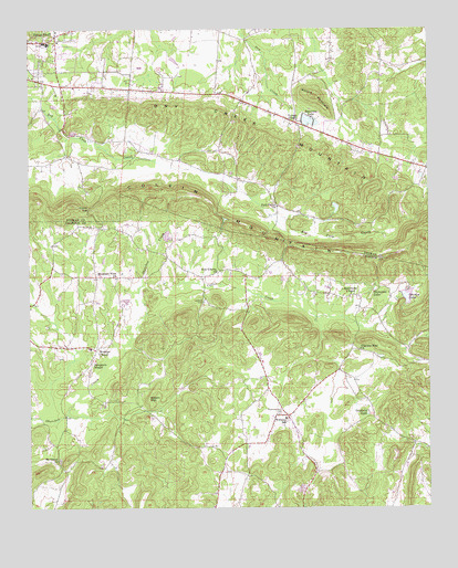 Colvin Gap, AL USGS Topographic Map