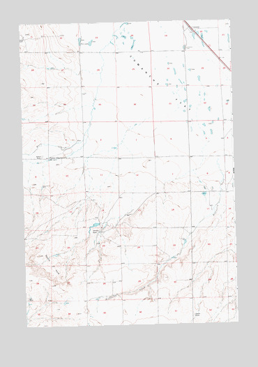 Comanche, MT USGS Topographic Map