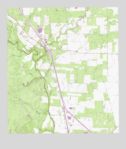 Comanche Hills, TX USGS Topographic Map