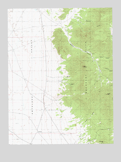 Combs Peak, NV USGS Topographic Map