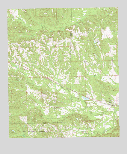 Comer, AL USGS Topographic Map