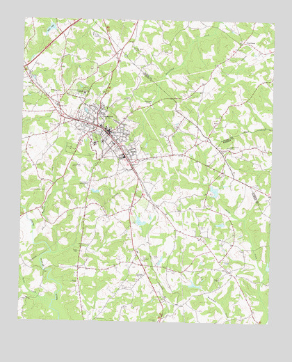 Commerce, GA USGS Topographic Map
