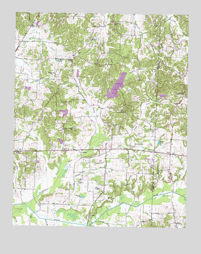 Como, TN USGS Topographic Map