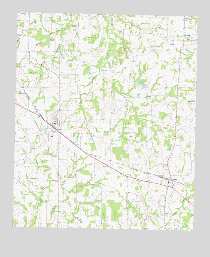 Como, TX USGS Topographic Map