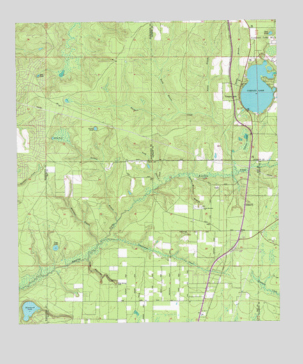 Compass Lake, FL USGS Topographic Map