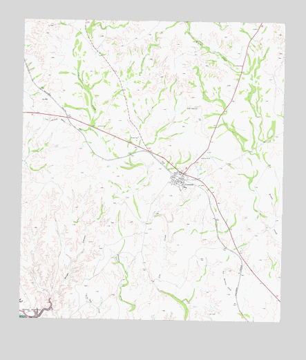 Comstock, TX USGS Topographic Map