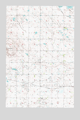 Comstock, ND USGS Topographic Map
