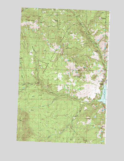 Conconully West, WA USGS Topographic Map