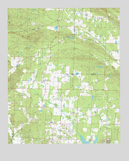 Congo, AR USGS Topographic Map