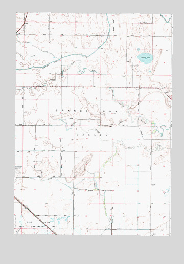Conley, OR USGS Topographic Map