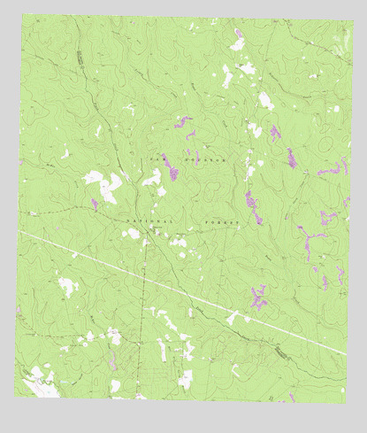 Conroe NE, TX USGS Topographic Map