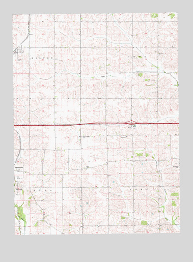 Conroy, IA USGS Topographic Map