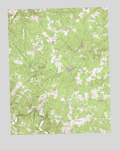Andersonville, VA USGS Topographic Map