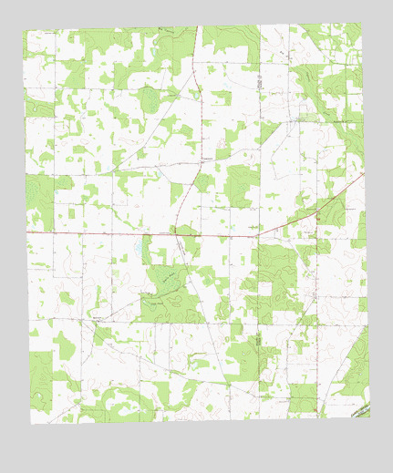 Cooktown, GA USGS Topographic Map
