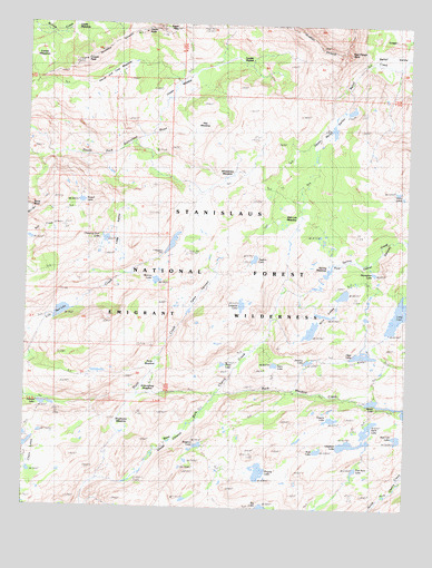 Cooper Peak, CA USGS Topographic Map