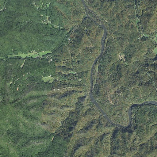 Aerial imagery of Grave Gap, NC