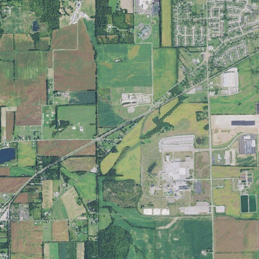Aerial imagery of School Number 6 (historical), OH