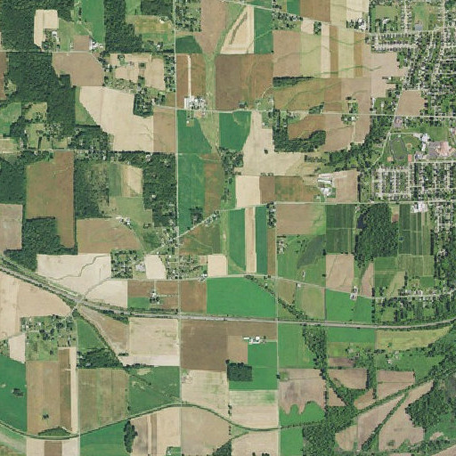 Aerial imagery of Fountain Spring Farm, OH