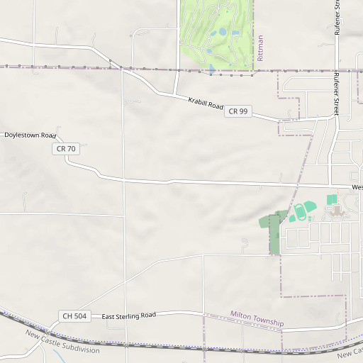 OpenStreetMap map of Enterprise Farm, OH