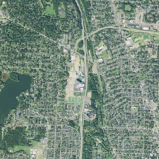 Aerial imagery of Fawcett Stadium, OH