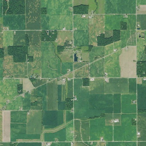 Aerial imagery of Germany School (historical), OH