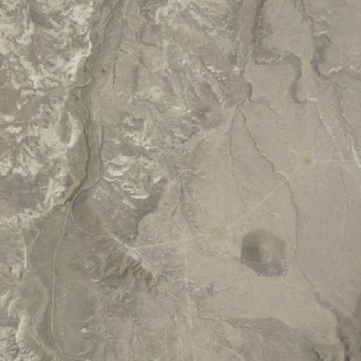 Aerial imagery of Bentonite Spring, OR