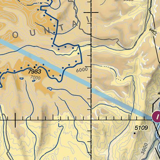 FAA VFR chart of Big Elk Creek, OR