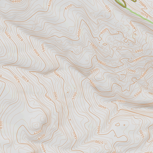 OpenTopoMap map of Big Elk Creek, OR