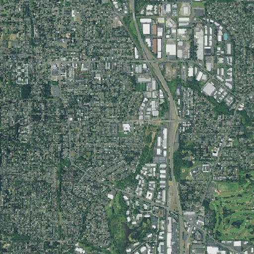 Aerial imagery of Vose Elementary School, OR