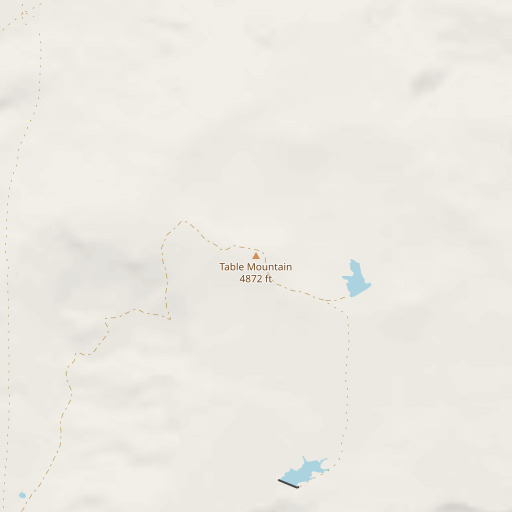 OpenStreetMap map of Table Mountain, OR