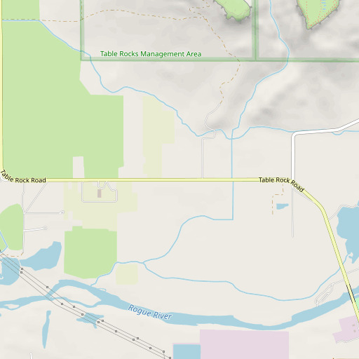 OpenStreetMap map of Table Rock, OR