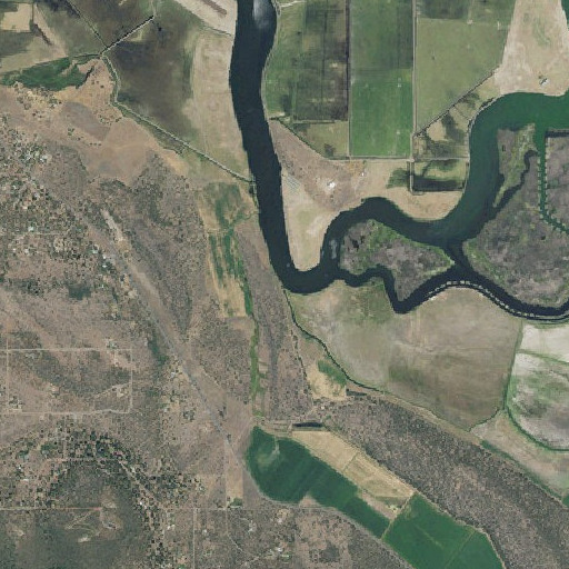 Aerial imagery of Teeters Landing, OR