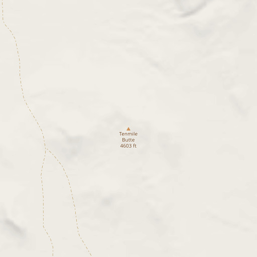 OpenStreetMap map of Tenmile Butte, OR