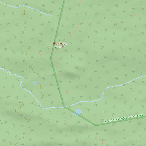 OpenStreetMap map of The Knobs, OR