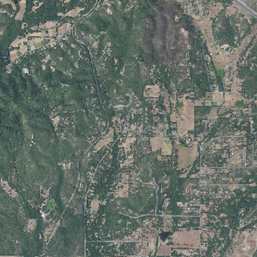 Aerial imagery of Three Pines, OR