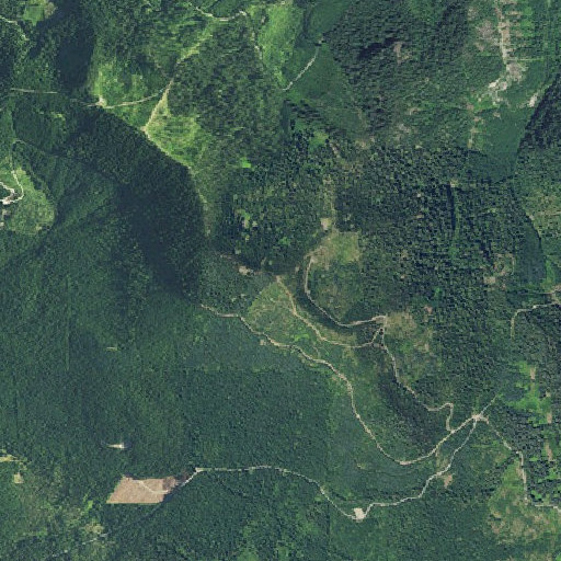 Aerial imagery of Timber Butte, OR
