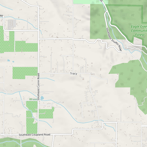 OpenStreetMap map of Tracy, OR