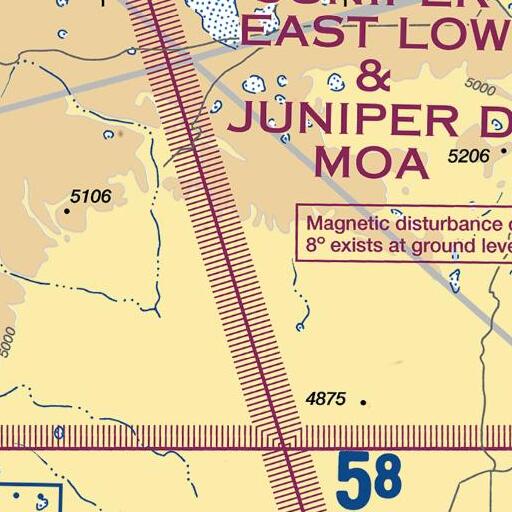 FAA VFR chart of Tucke Place, OR