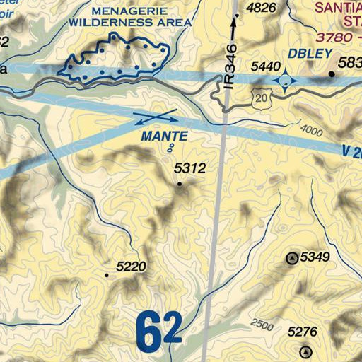 FAA VFR chart of Twin Buttes, OR