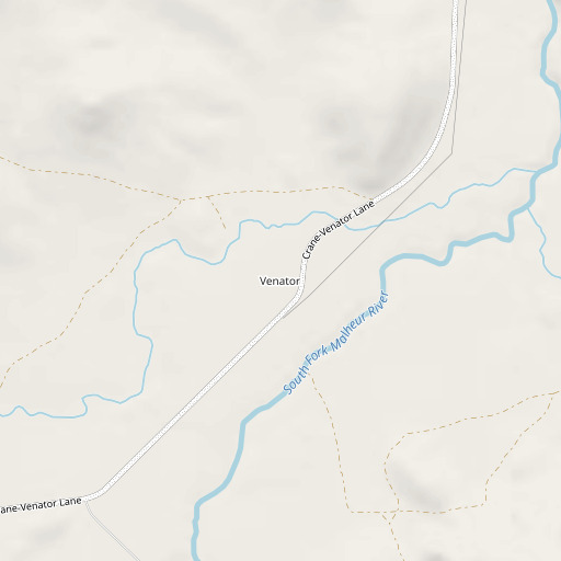 OpenStreetMap map of Venator, OR