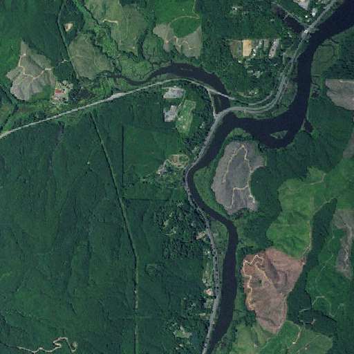 Aerial imagery of Wall Gulch, OR