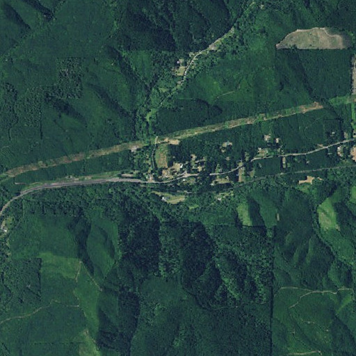 Aerial imagery of Walton, OR