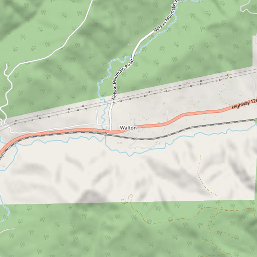 OpenStreetMap map of Walton, OR