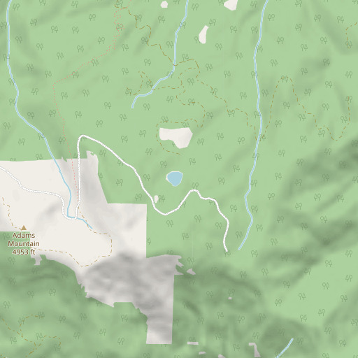 OpenStreetMap map of Crawfish Lake, OR