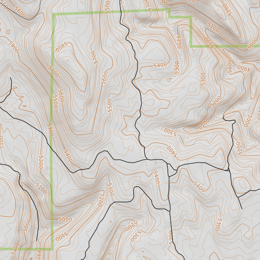 OpenTopoMap map of Demeris Spring, OR