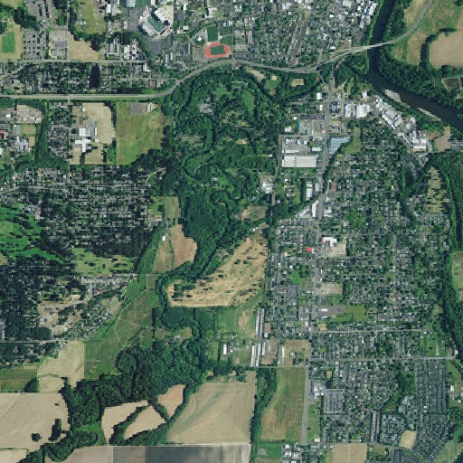 Aerial imagery of Millrace, OR