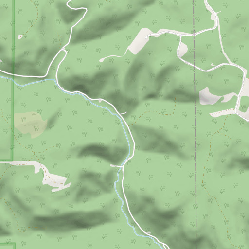 OpenStreetMap map of Cherry Run, PA