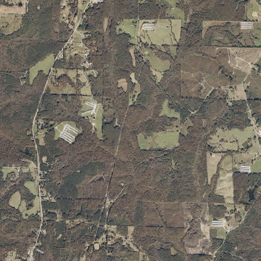 Aerial imagery of Fowler Branch, AL