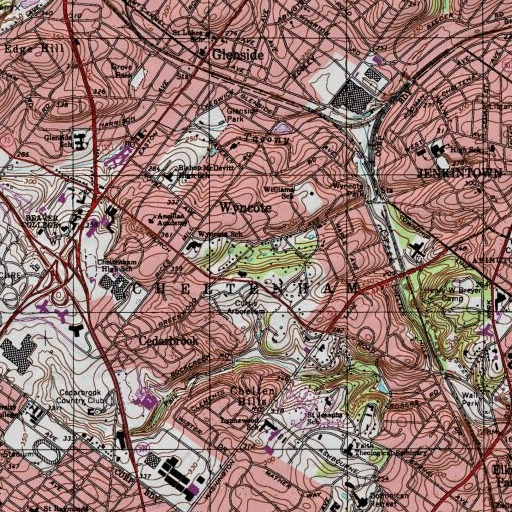 USGS 24K topo map of Campbell Dam, PA